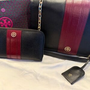 Tory Butch Shoulder Bag & Matching Wallet